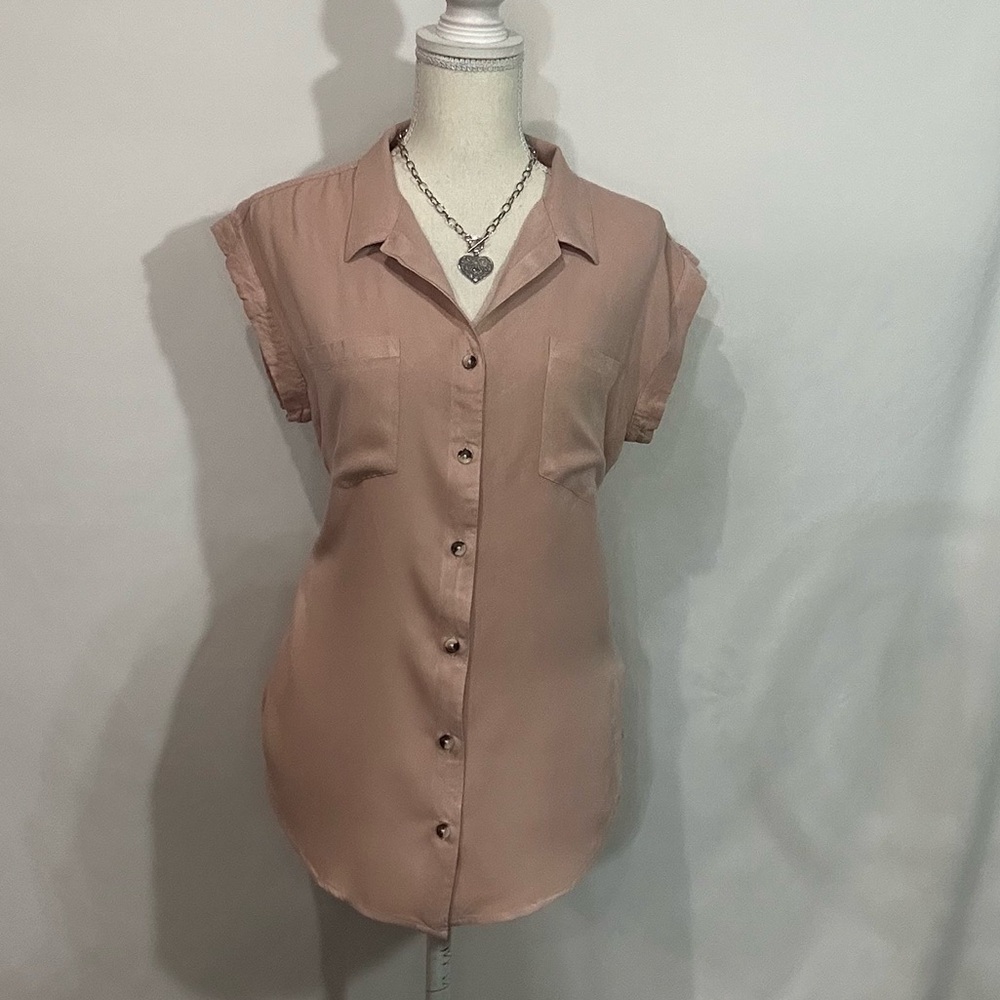 JACHS Girlfriend Pink Blouse